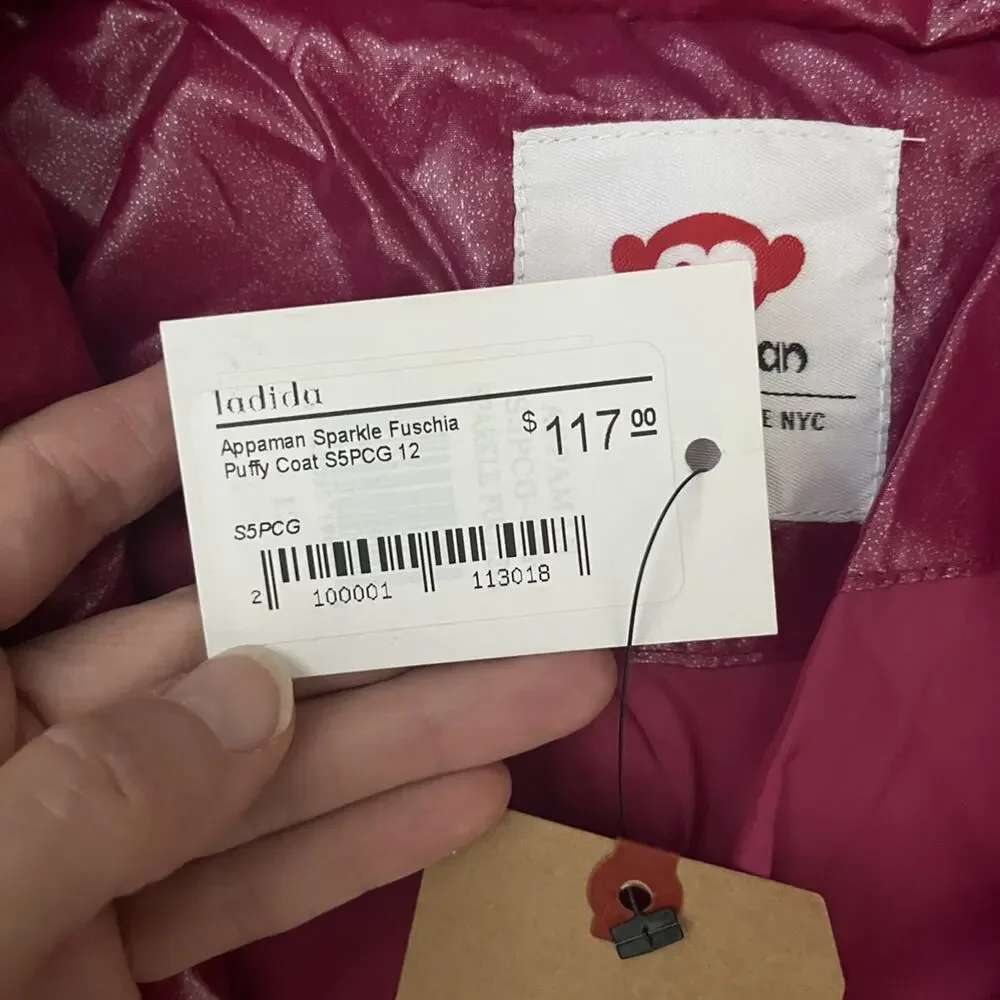 NWT Appaman (12y) Hooded Puffer Coat - Picture 10 of 11